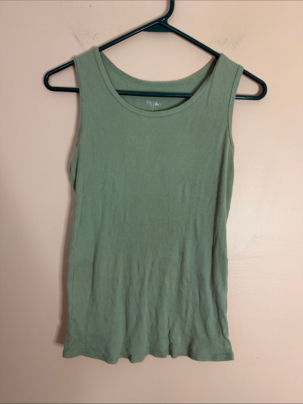 Mossimo Supply Co. Ribbed Tank Top - Sage Green